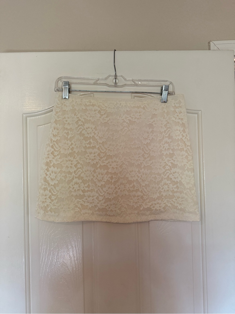 Princess Polly Cream Lace Bustier Crop Top & Mini Skirt Set - Picture 5 of 8